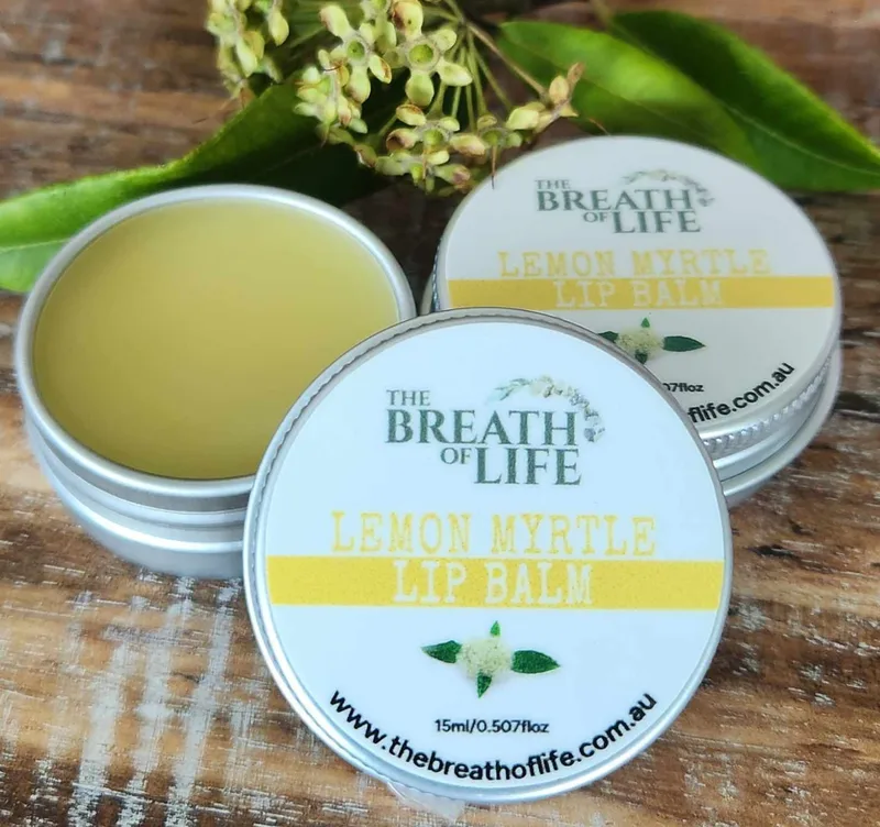 Natural Lemon Myrtle Lip Balm